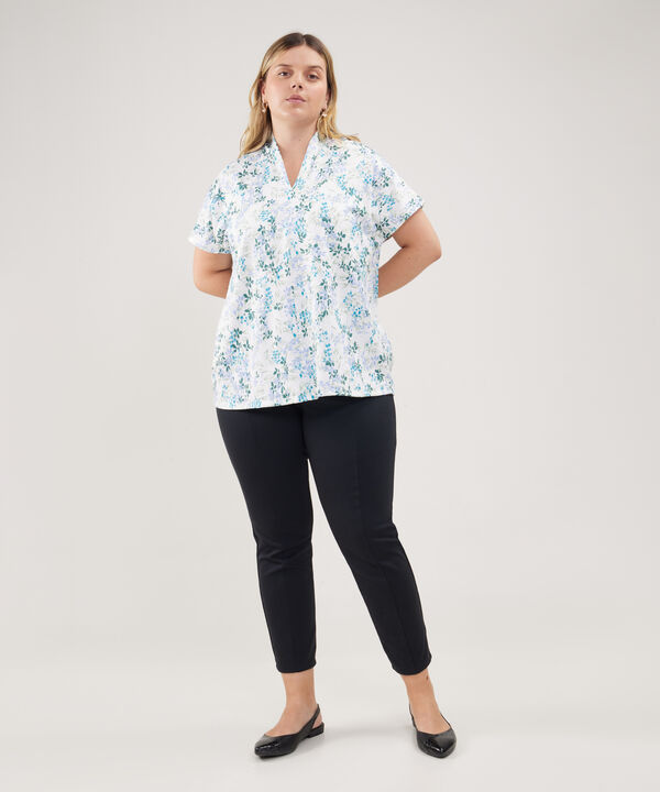 Camiseta Estampada Con Prense En Frente image number null