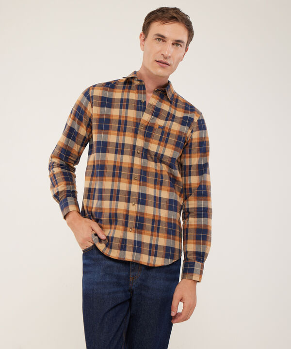 Camisa Manga Larga A Cuadros image number null