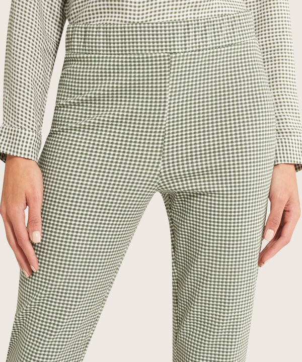 Leggins Tiro Alto Estampado Cuadros image number null
