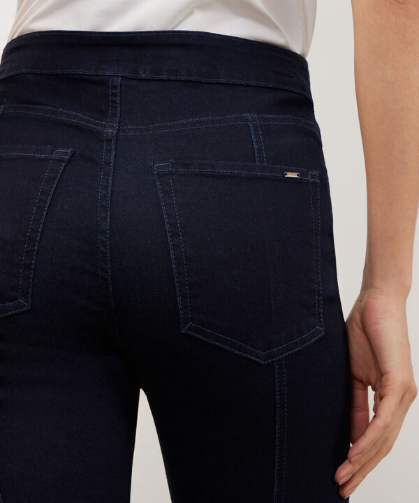 Jean Jegging Cortes Tono Azul Raw image number null