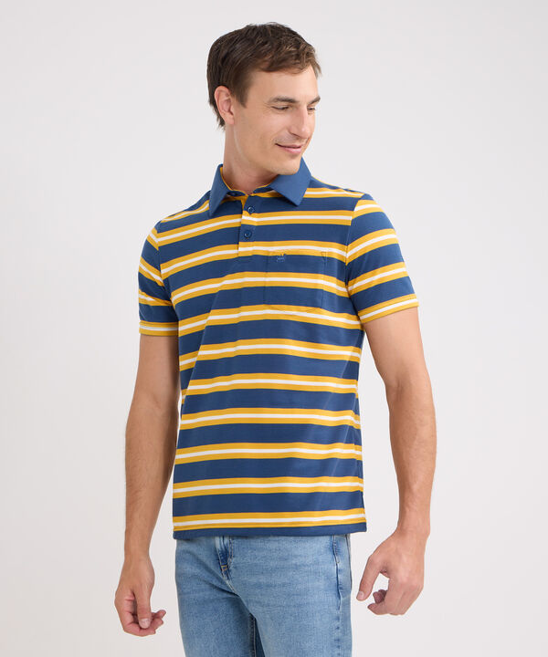 Polo Cuello Duro Rayas image number null