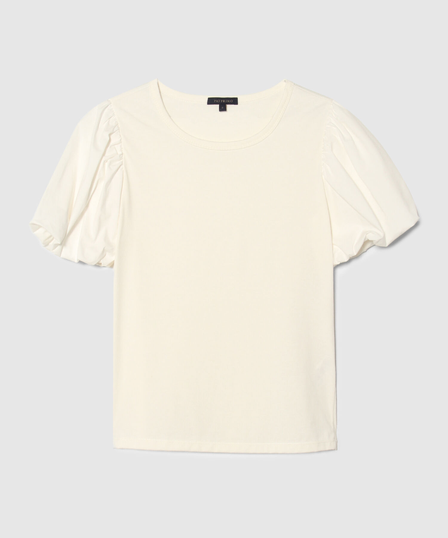 Camiseta Manga Corta Manga Globo