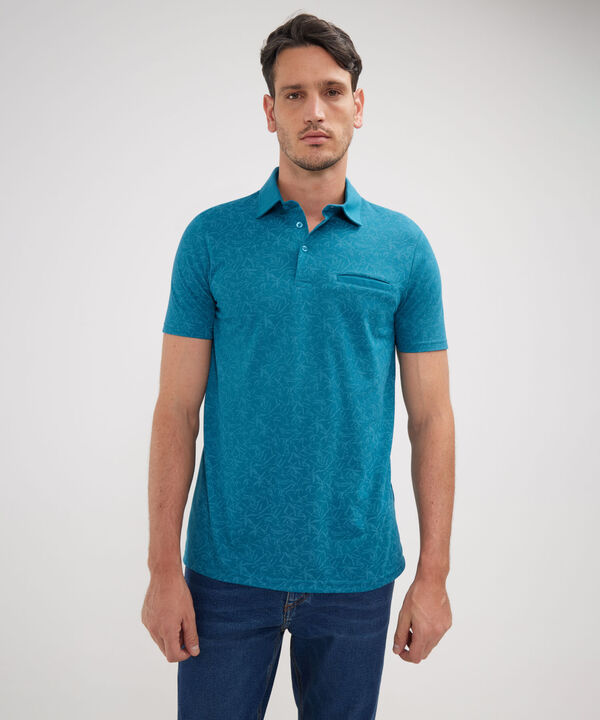Polo Estampada Cuello Maquina image number null