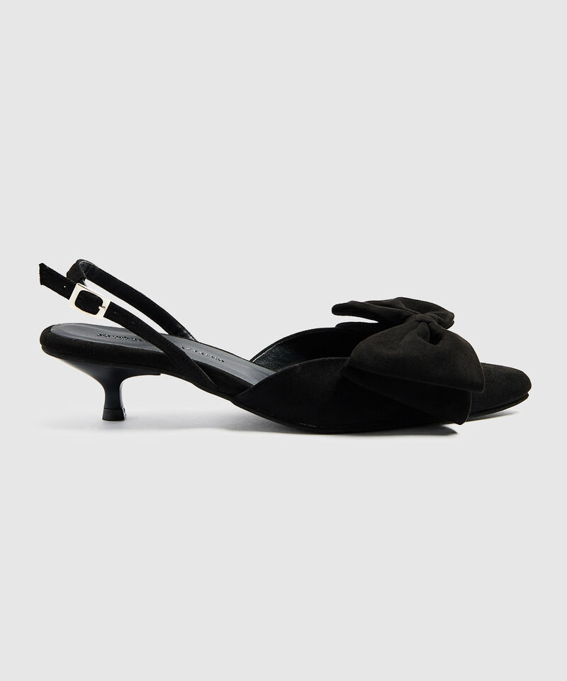Tacones Gamuzados con Moño Sisterly Style