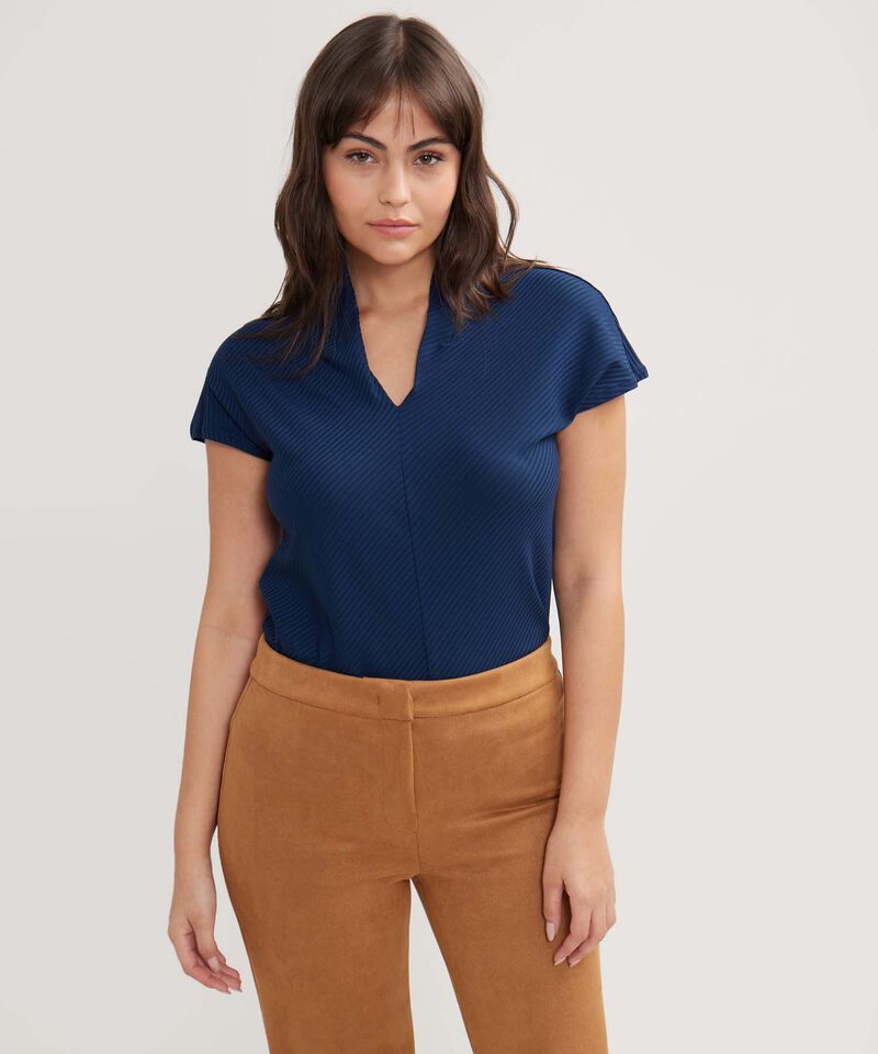 Camiseta Manga Corta Escote En V
