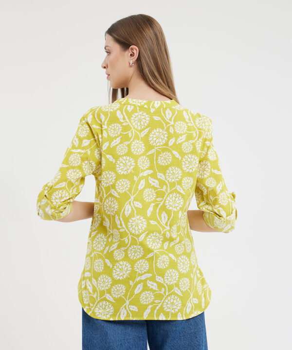 Blusa Manga Larga  Estampada