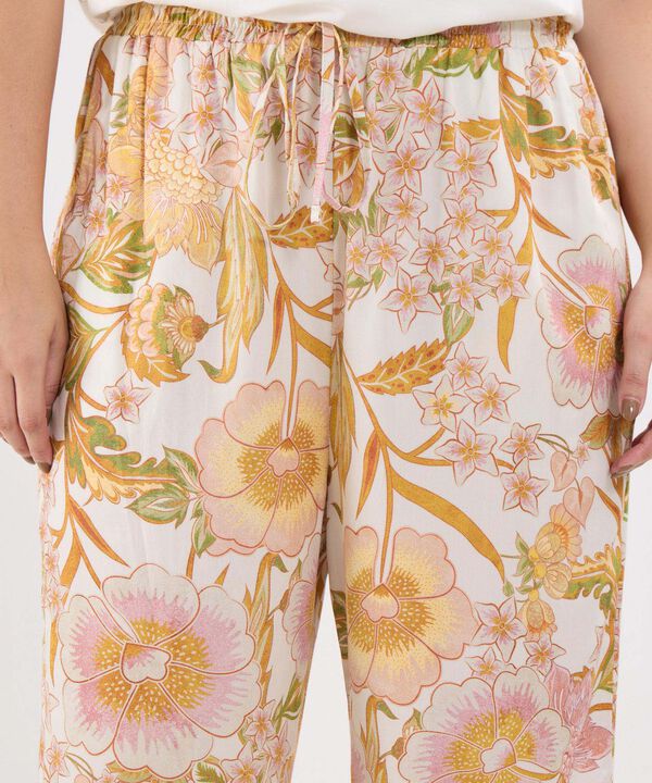 Pantalon Estampado Fluido image number null