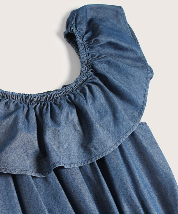 Vestido Midi Cuello Bandeja image number null