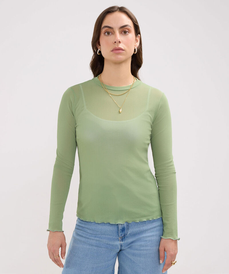 Camiseta con Lurex