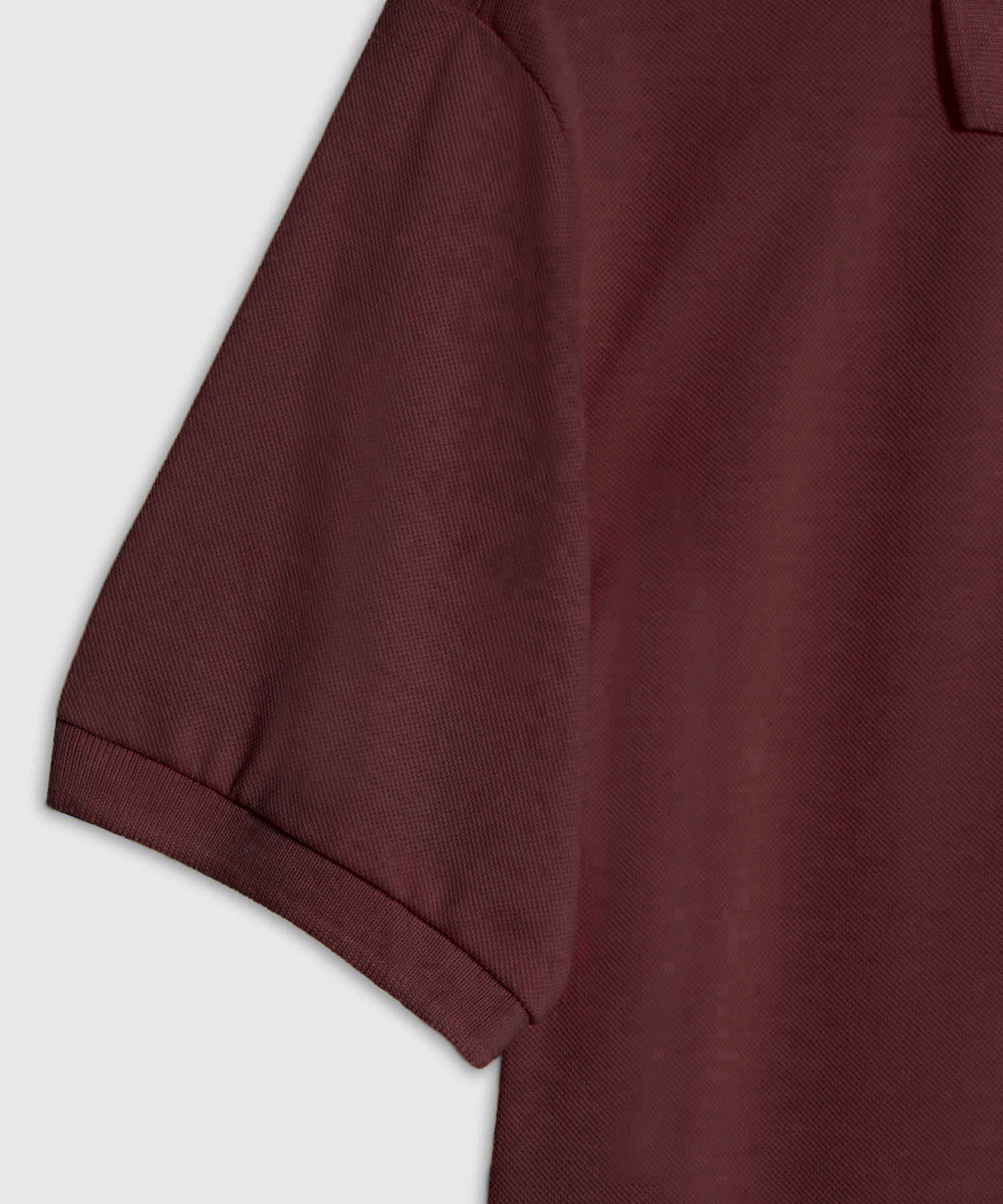 Polo Cuello Tejido En Tela Fría y Suave, Vino, personalized
